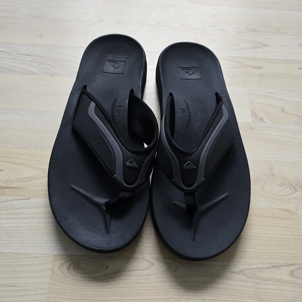 Quiksilver Mathodic Recovery Flip Flops Size 12